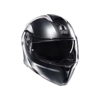 Casco modulare AGV Streetmodular Resia Matt grigio argento rosso