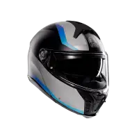 casco modulare AGV Tourmodular stray matt nero grigio blu