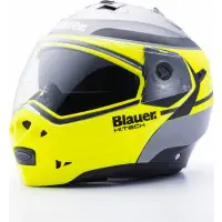 Casco modulare Blauer SKY II Titanio Giallo Fluo Nero Opaco
