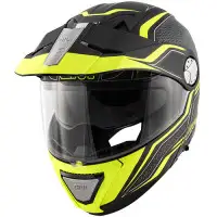 Casco modulare Givi X.33 Canyon Layers nero opaco giallo