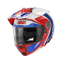 Casco modulare Givi X27R Tourer Graphi Bianco Blu Rosso