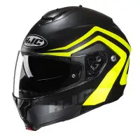 Casco modulare Hjc C91N NEPOS Giallo Fluo Opaco