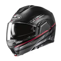 casco modulare HJC i100 Sysma rosso opaco