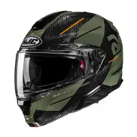 casco modulare HJC RPHA 91 Blat verde