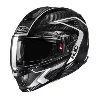 casco modulare Hjc Rpha 91 Carbon Lagos bianco