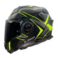 casco modulare LS2 Advant X Future 2 in carbonio giallo