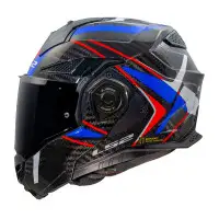 casco modulare LS2 Advant X in carbonio blu