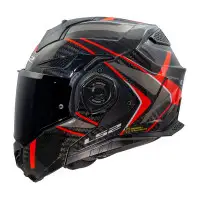 casco modulare LS2 FF901 Advant X Future 2 in carbonio rosso