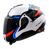 casco modulare LS2 FF910 Advant 2 in carbonio blu rosso
