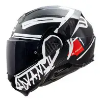 casco modulare LS2 FF910 Advant 2 in carbonio nero opaco