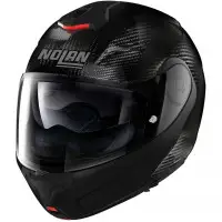 Casco modulare Nolan X-1005 ULTRA CARBON DYAD N-COM in carbonio Nero Opaco