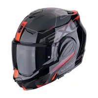 casco modulare Scorpion EXO-Tech Evo Traveller rosso