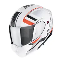 casco modulare Scorpion Exo 930 Evo Ardens bianco opaco