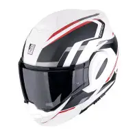 casco modulare Scorpion EXO Tech Evo Furio bianco opaco