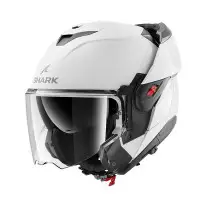 casco modulare Shark Oxo Blank bianco