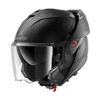 casco modulare Shark Oxo Blank Mat nero