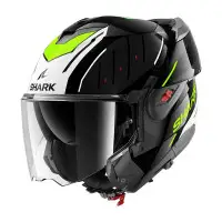 casco modulare Shark Oxo Rydger nero giallo