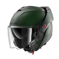 casco modulare Shark Oxo verde