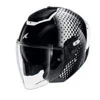casco modulare Shark Rs Jet Stride nero bianco