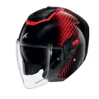 casco modulare Shark RS Jet Stride nero rosso