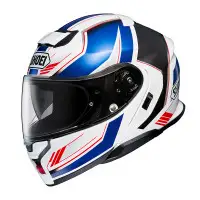 Casco Modulare Shoei Neotec 3 Grasp TC-10 In Fibra Bianco Blu