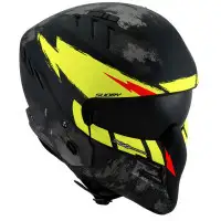 Casco modulare Suomy Armor HI VOLT MATT E06 Nero Giallo