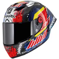 Casco moto integrale Shark RACE-R PRO GP 06 REPLICA ZARCO CHAKRA Viola Blu Ece06