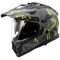 casco motocross LS2 MX702 Pioneer 2 giallo