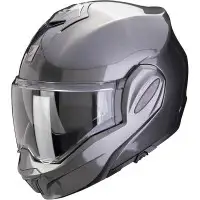 Casco modulare Scorpion EXO TECH EVO PRO SOLID in fibra Grigio metal