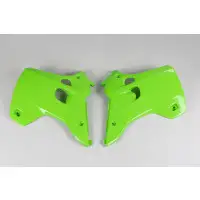 Convogliatori radiatore UFO per Kawasaki KX 125-250 (1992-1993) Verde