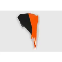 Coperchio scatola filtro UFO lato sinistro per Ktm SX 85 (2013-2017) Arancio Nero