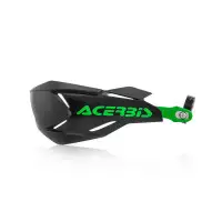 Coppia paramani cross universali Acerbis X-Factory Nero Verde