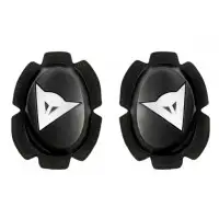Coppia slider ginocchia Dainese Pista Higt Durability Nero Bianco