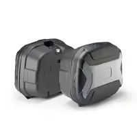 Coppia Valigie Laterali Givi Trekker Lite 35 nero argento