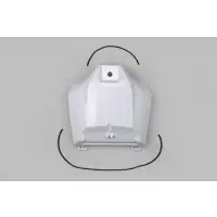 Cover serbatoio UFO per Yamaha YZF 250-450 e WRF 250-450 Bianco