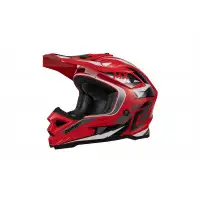 Casco Cross Bambino Befast Park Tecno Rosso