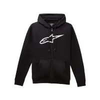 Felpa moto Alpinestars Ageless Zip V3 nero bianco