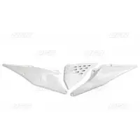 Fiancatine lat Ufo con cop scatola filt vent lato sx Ktm SX 125 2019-2022 bianco