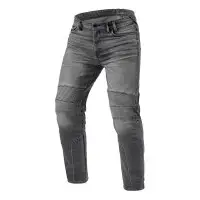 Jeans moto Rev'it 2 TF Grigio medio slavato L34