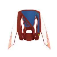 Frontino casco moto Alpinestars Supertech S-M5 Action arancio