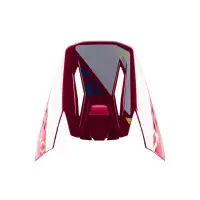 Frontino casco moto Alpinestars Supertech S-M5 rosso