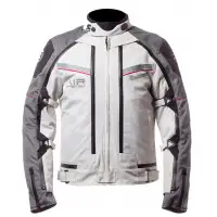 Giacca moto touring Befast TRANSFORMER CE certificata 3 strati Nero Grigio