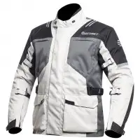 Giacca moto touring Befast BOLT CE Certificata 3 strati Nero Grigio