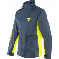 Giacca antipioggia Dainese Storm 2 Unisex Nero Iris Giallo Fluo