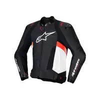 Giacca moto Alpinestars Missile V3 bianco rosso