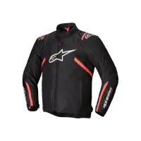 Giacca moto Alpinestars T-SPS V2 WP Nero Bianco Rosso Fluo