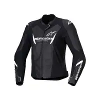 Giacca moto donna Alpinestars Stella Faster V3 bianco