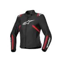 Giacca moto donna Alpinestars STELLA T-SPS V2 WP Nero Bianco Rosso Fluo