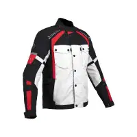 Giacca moto donna CE Xena Lady WP JKT 3 strati Nero Rosso