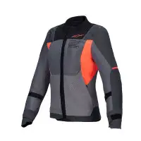 Giacca Moto Donna Estiva Alpinestars ST-2 Air Grigio Rosso